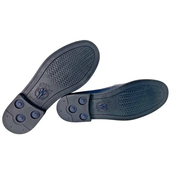 Cole Haan Pinch Maine Classic Navy Blue Leather Penny Loafers Mens Size 10 B - Picture 5 of 8